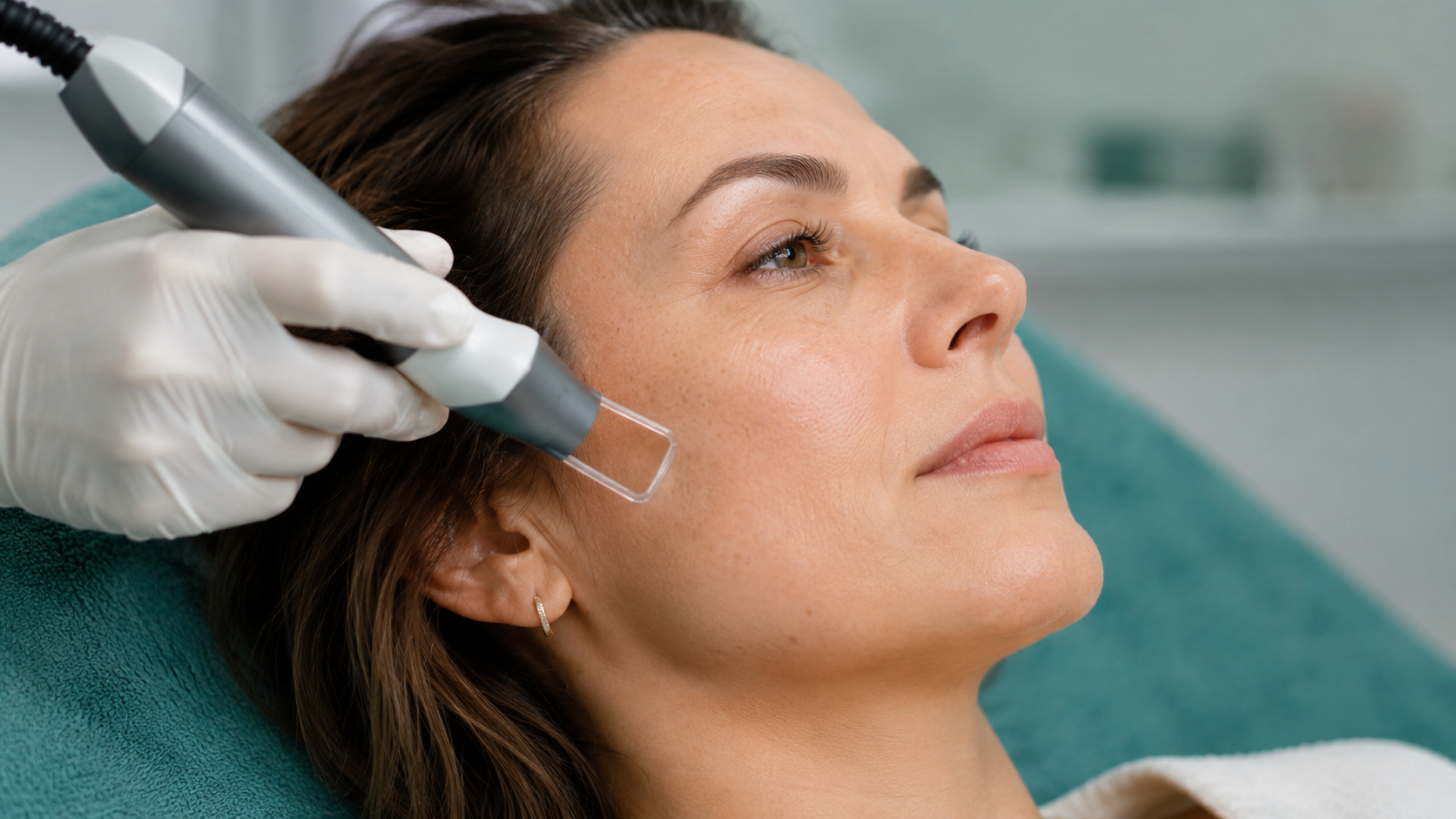 Εφαρμογή Fractional CO₂ Laser στο πρόσωπο σε σύγχρονο δερματολογικό περιβάλλον
